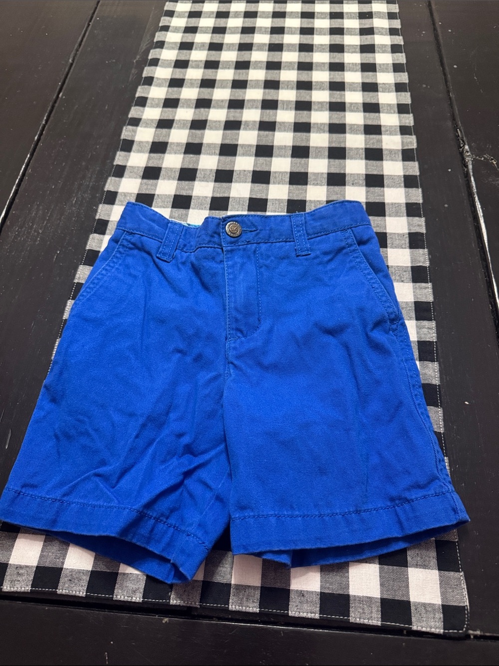 JK Designs Royal Blue Cotton Kids Shorts